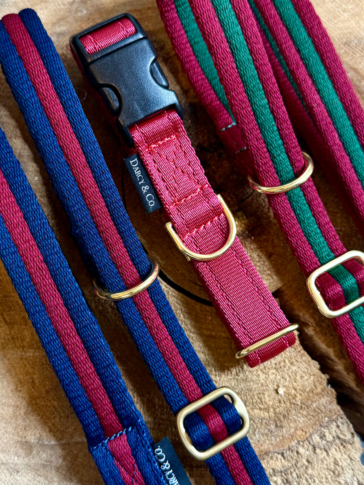 Air Webbing Flat Slip Lead | 150cm | Solid Brass Hardware