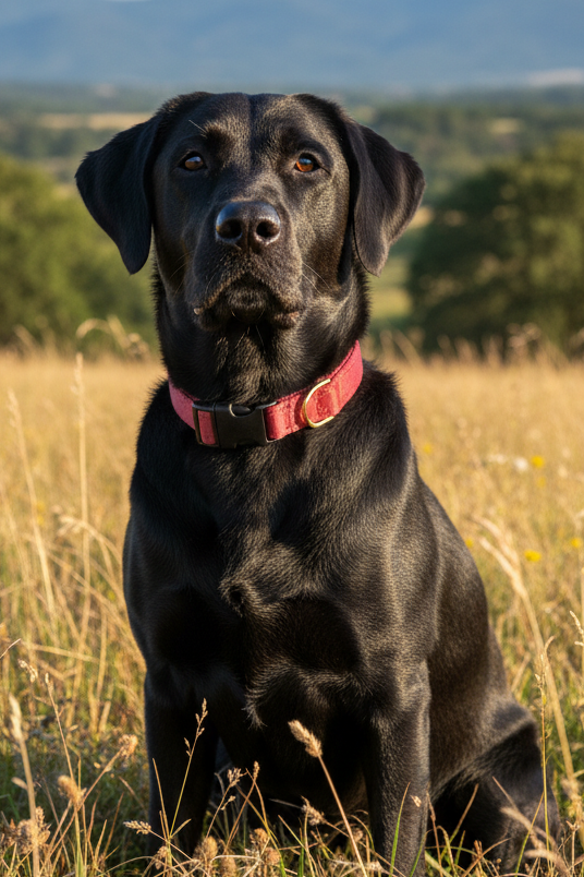Smart Cushion Dog Collar | Solid Brass Hardware