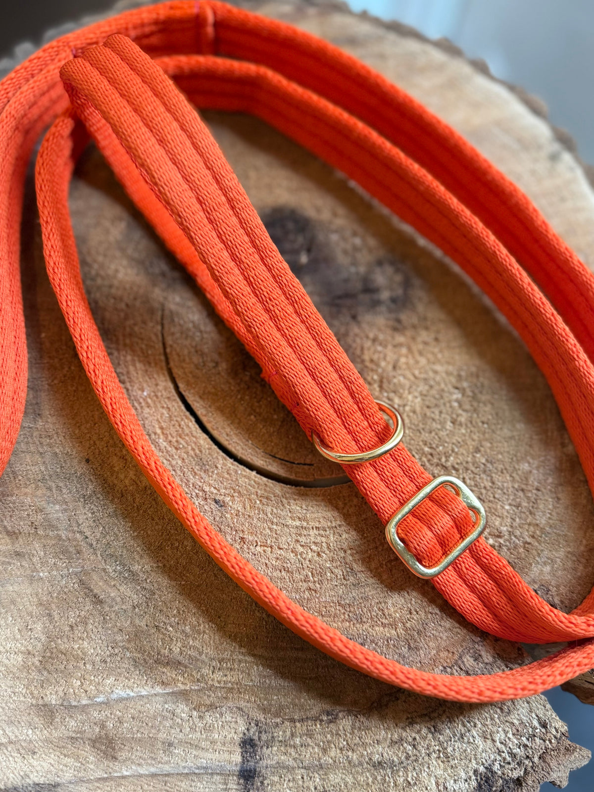 Air Webbing Flat Slip Lead | 150cm | Solid Brass Hardware