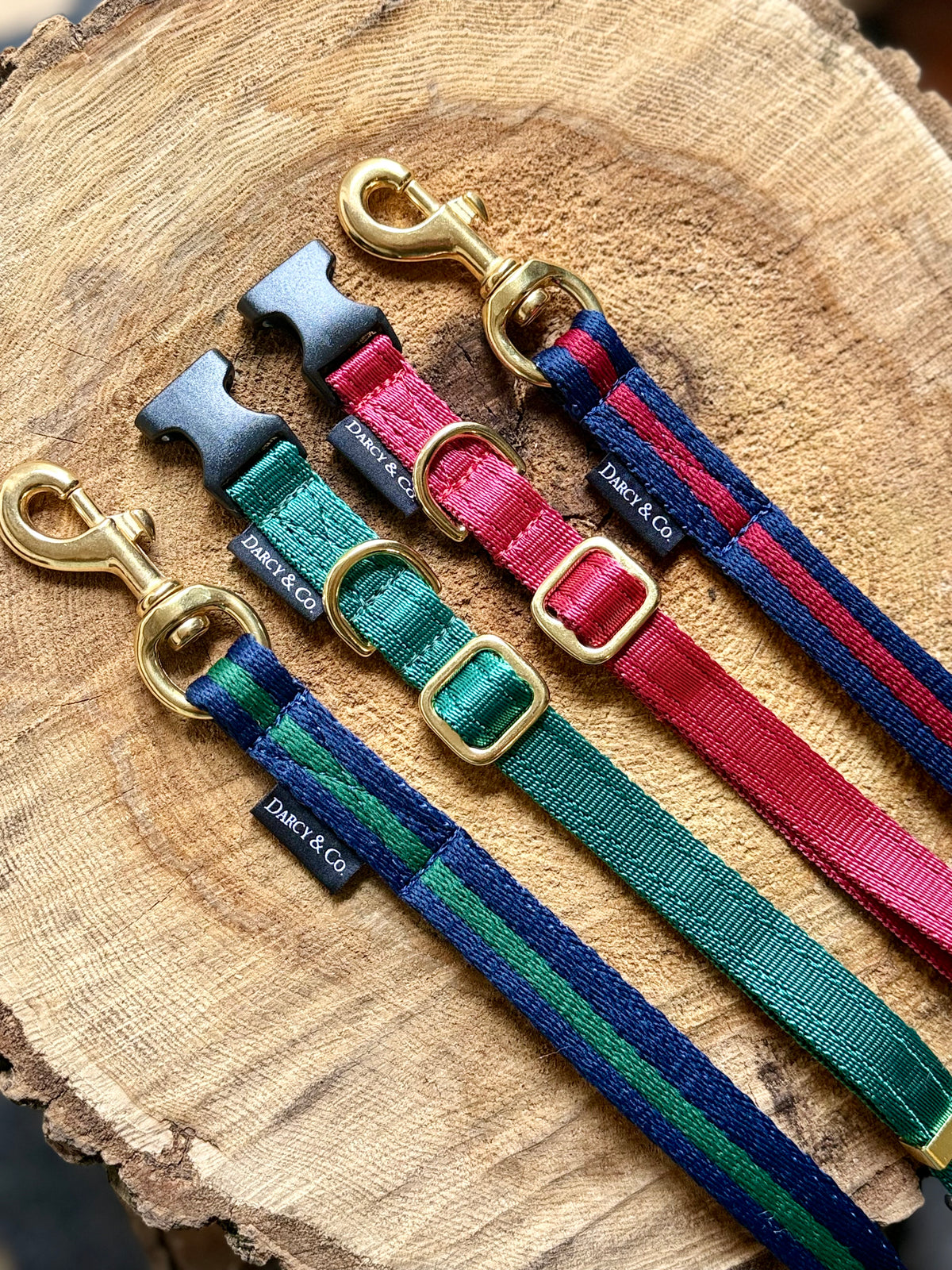 150cm Air Webbing Dog Lead | Solid Brass Hardware | Close Control Handle