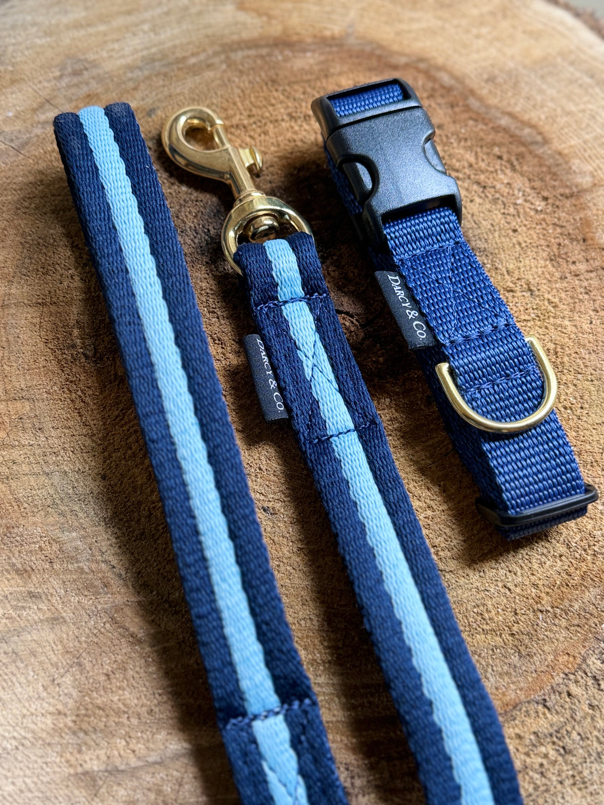 150cm Air Webbing Dog Lead | Solid Brass Hardware | Close Control Handle