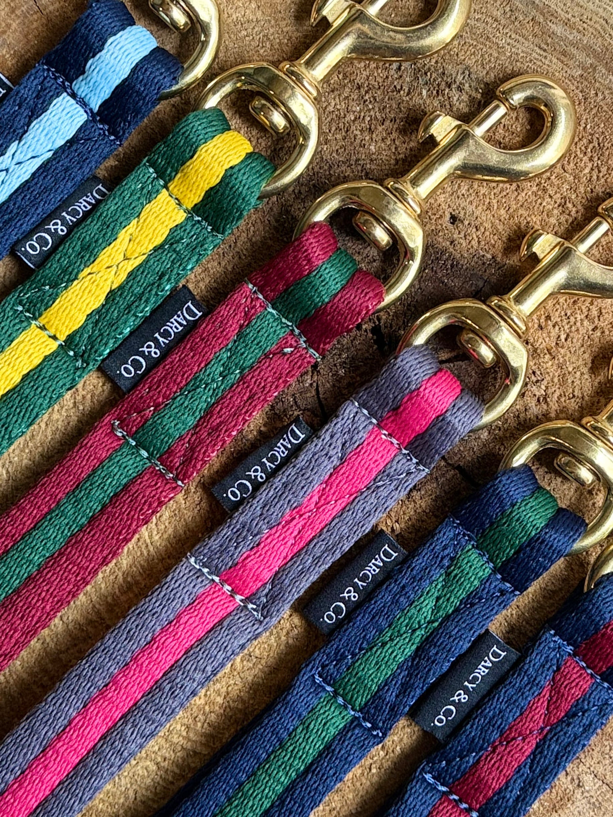 150cm Air Webbing Dog Lead | Solid Brass Hardware | Close Control Handle