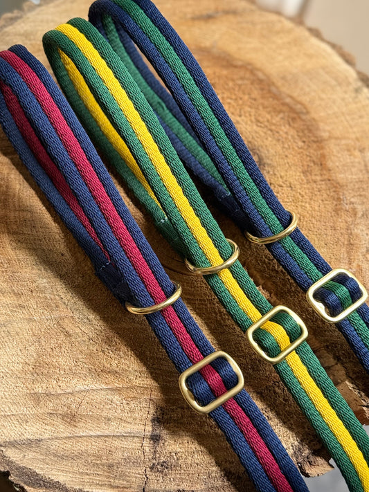 Air Webbing Flat Slip Lead | 150cm | Solid Brass Hardware