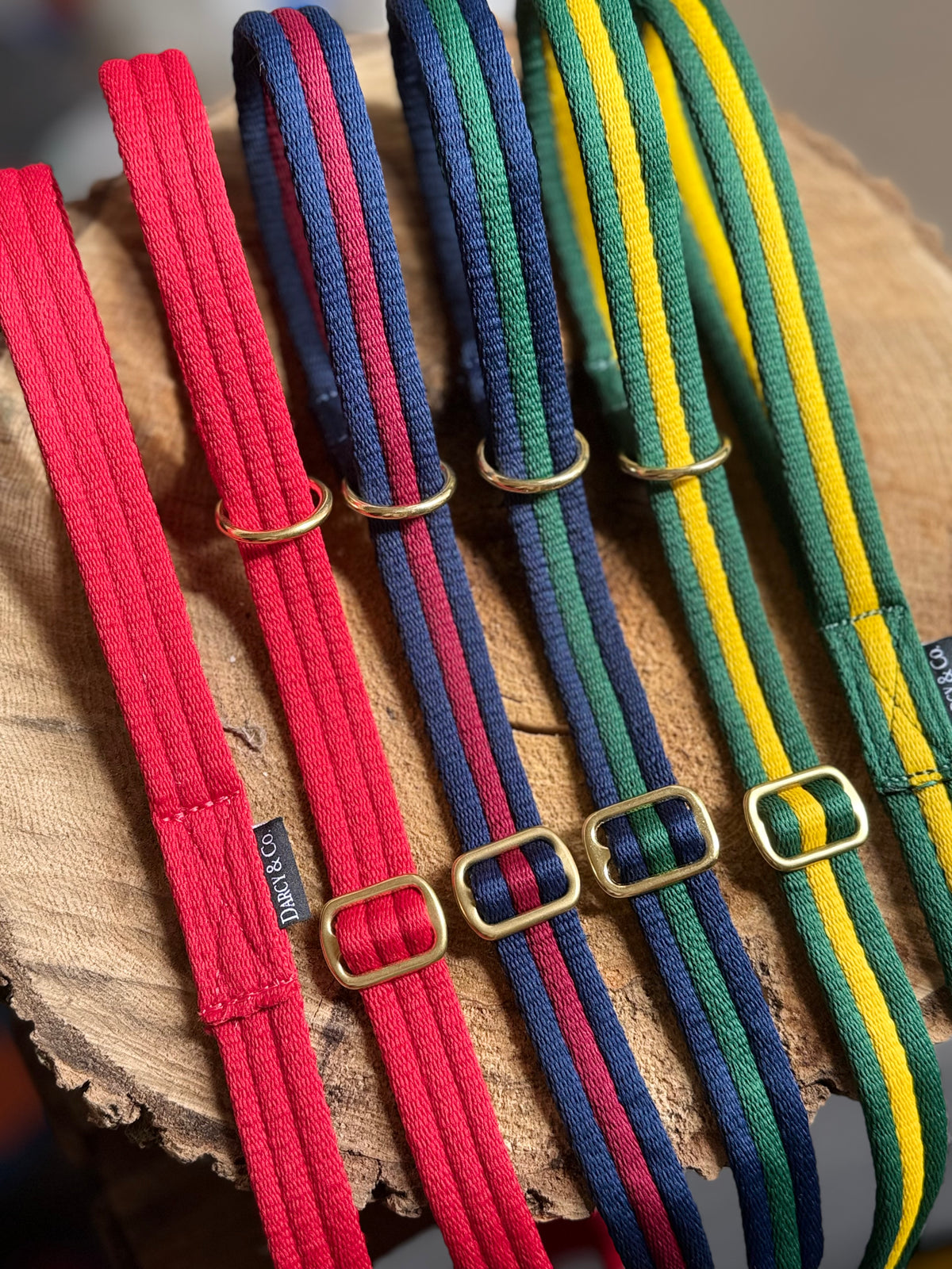 Air Webbing Flat Slip Lead | 150cm | Solid Brass Hardware