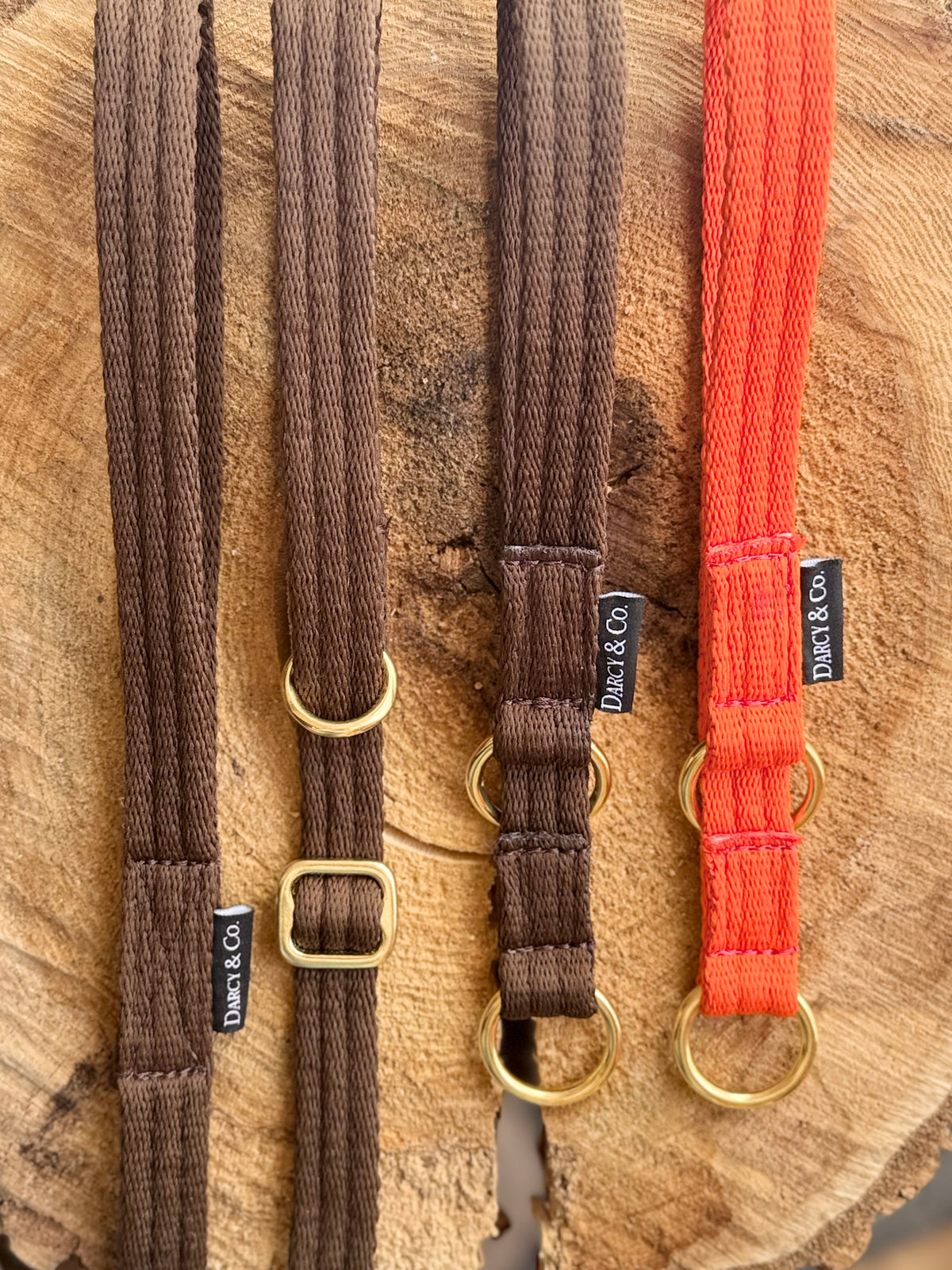 Air Webbing Flat Slip Lead | 150cm | Solid Brass Hardware