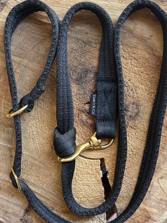 Slip + Clip Air Webbing Lead | 180cm | Solid Brass Hardware