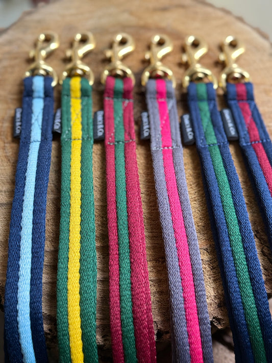 150cm Air Webbing Dog Lead | Solid Brass Hardware | Close Control Handle