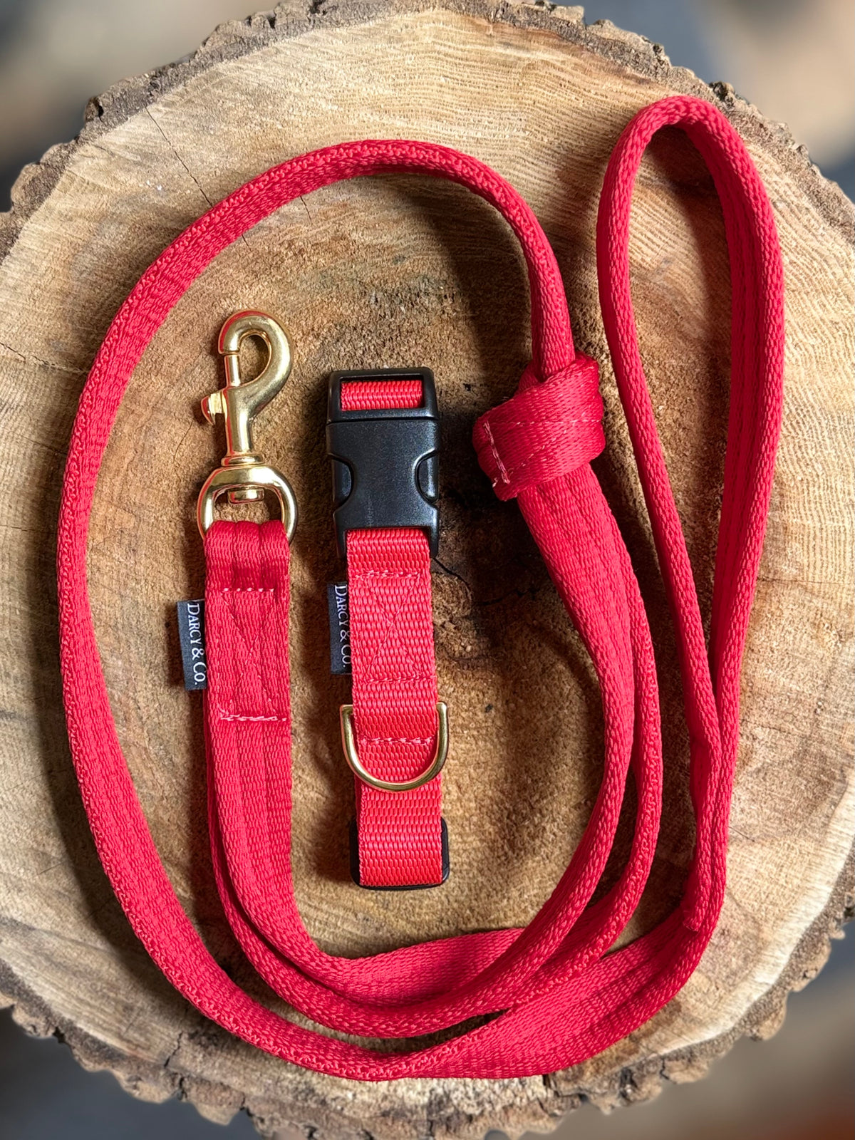 150cm Air Webbing Dog Lead | Solid Brass Hardware | Close Control Handle